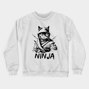 Ninja Cat Crewneck Sweatshirt